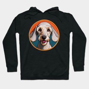 Beddlington Terrier Embroidered Patch Hoodie